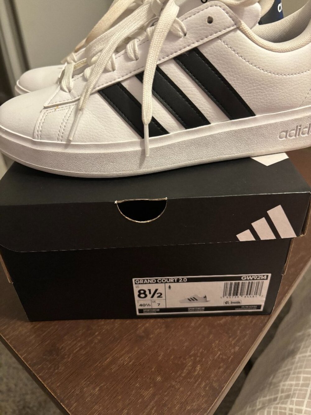 Adidas Grand Court 2.0 GW2194 Women's 8.5 *Worn Once* - Picture 1 of 5